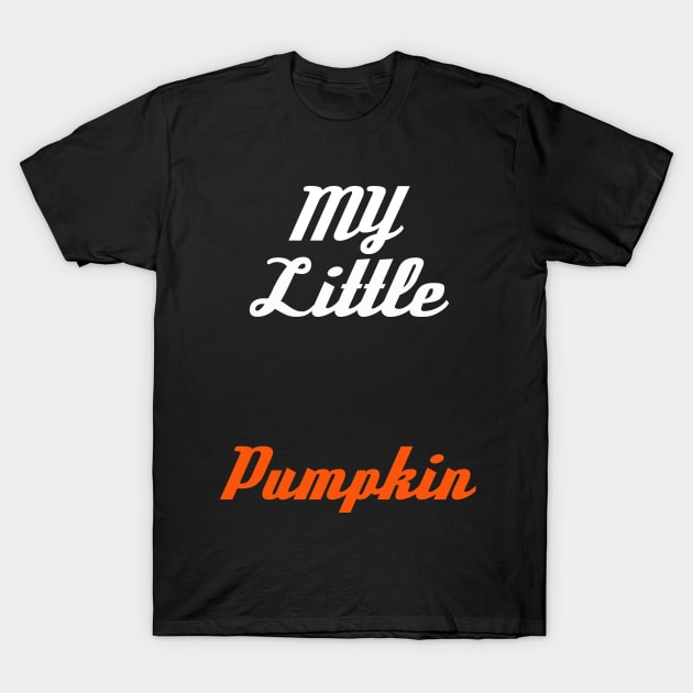 Halloween Pumpkin Pregnancy Announcement T-Shirt by ExprezzDesigns